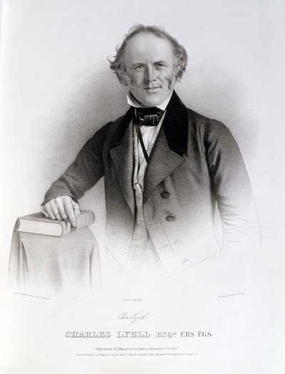 Charles Lyell (1797-1875) grabado por Albert Newsam de John Jabez Edwin Paisley Mayall